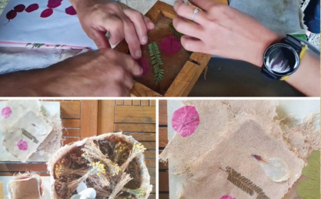 Atelier: création en papier végétal à 14h00