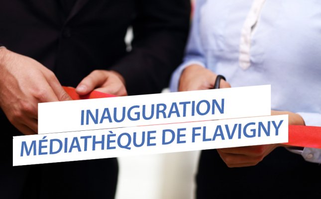 Inauguration de la médiathèque de Flavigny